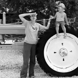 Chris and Mother learn how to harvest strawberries and vegetables at the farm