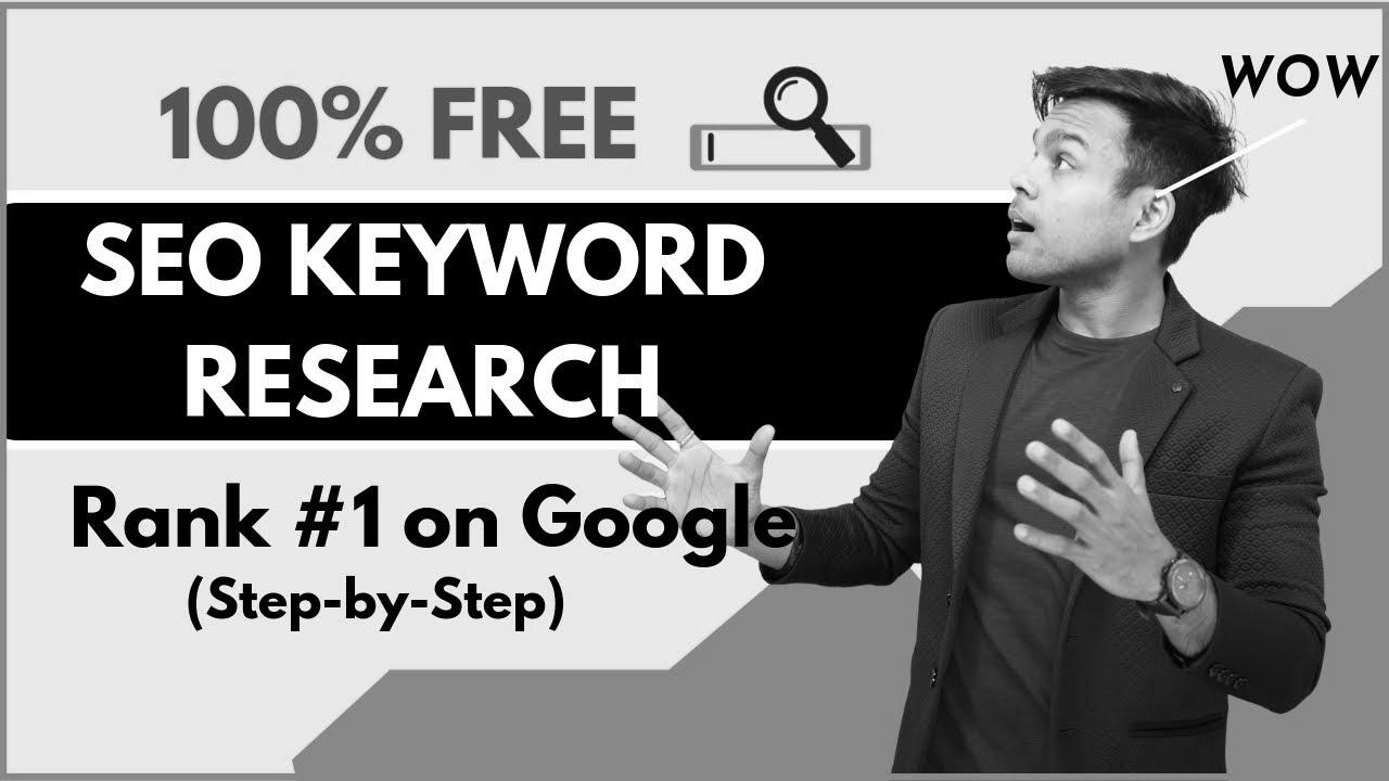 FREE Keyword Research for website positioning in 2020 (3-Step 100% Working Blueprint)