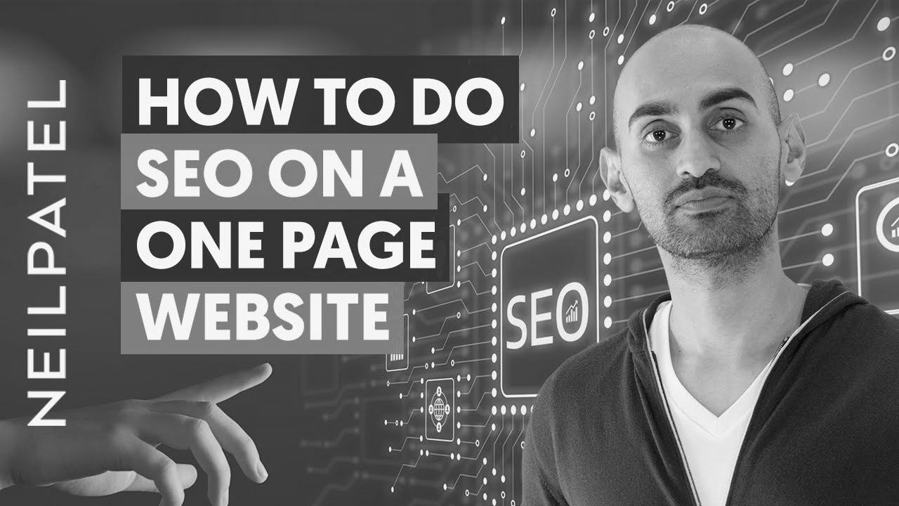 How to do website positioning on a One Web page Website