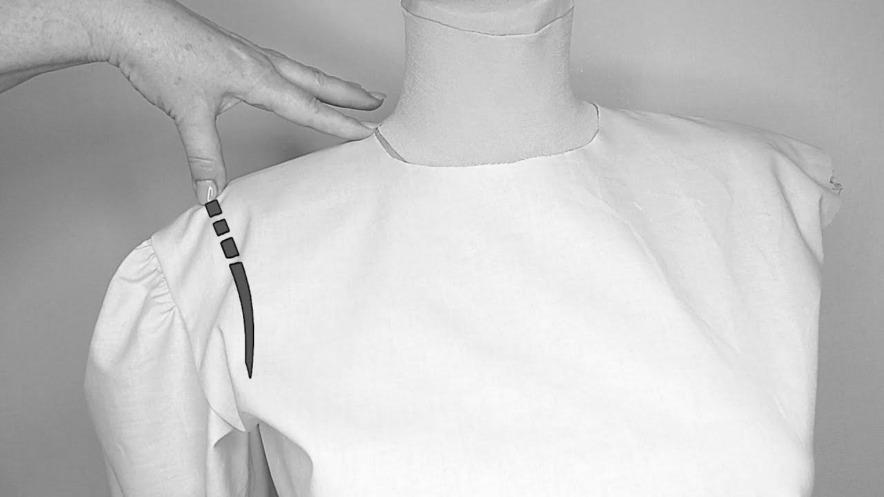 ✅The best way to Reduce Broad Shoulder Shortly/Wonderful Stitching Methods/Method 1