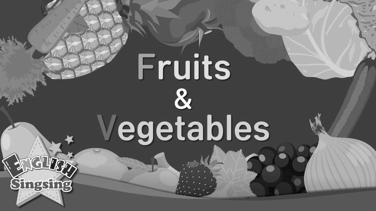 Kids vocabulary -[Old] Fruits & Vegetables – Learn English for youths – English instructional video