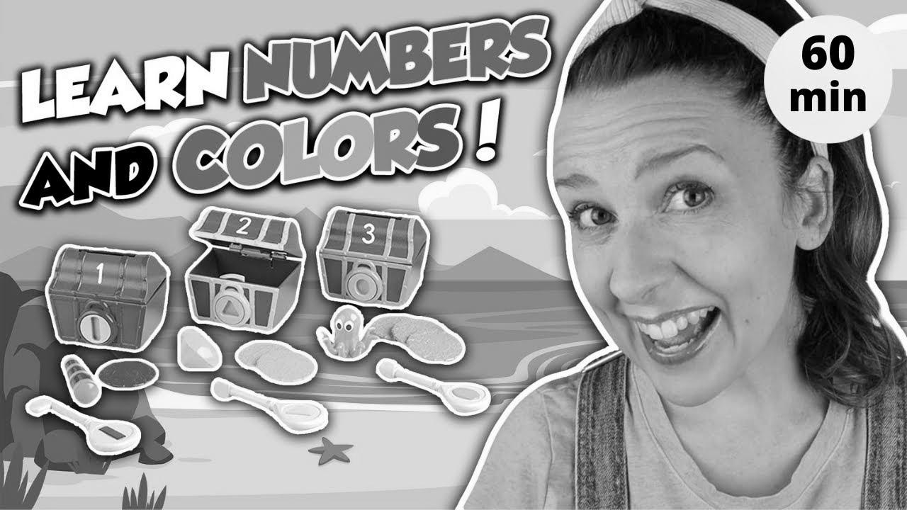 Study Numbers, Colours, Counting and Shapes with Ms Rachel |  Studying Movies for Toddlers in English