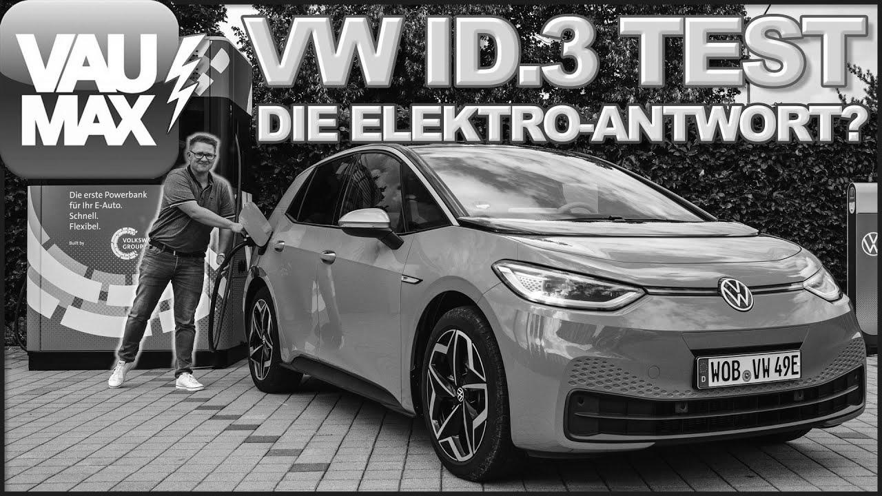 VW ID.3 – The electrical answer?  Driving report, expertise & features in test |  VAUMAXtv