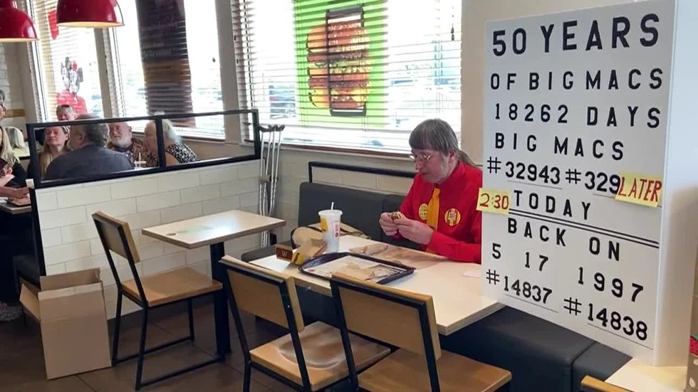 Wisconsin man celebrates 50 years of consuming Large Macs daily