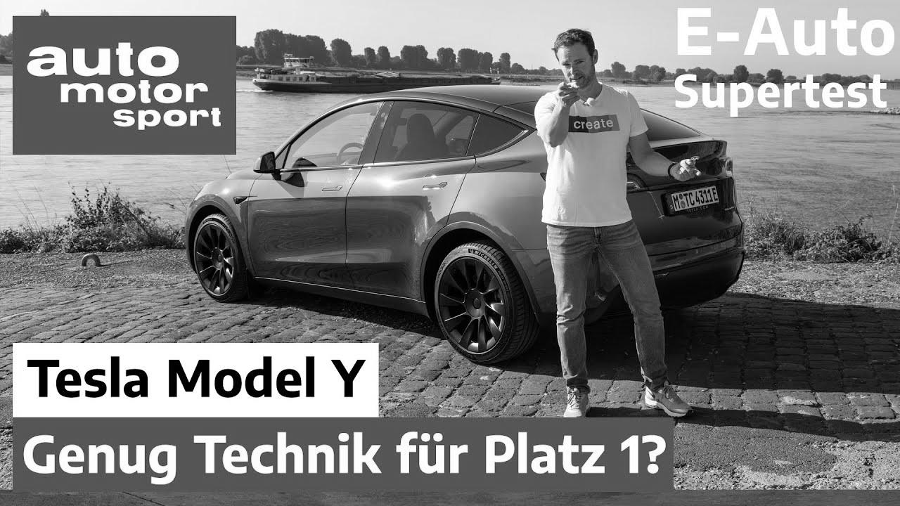 A variety of technology, but in addition a direct benchmark?  Tesla Model Y in E-Automotive Supertest – Bloch declares #158