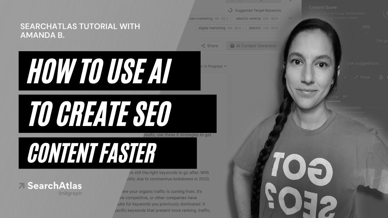 How to Use AI to Create website positioning Content material Sooner |  Search Atlas Tutorial