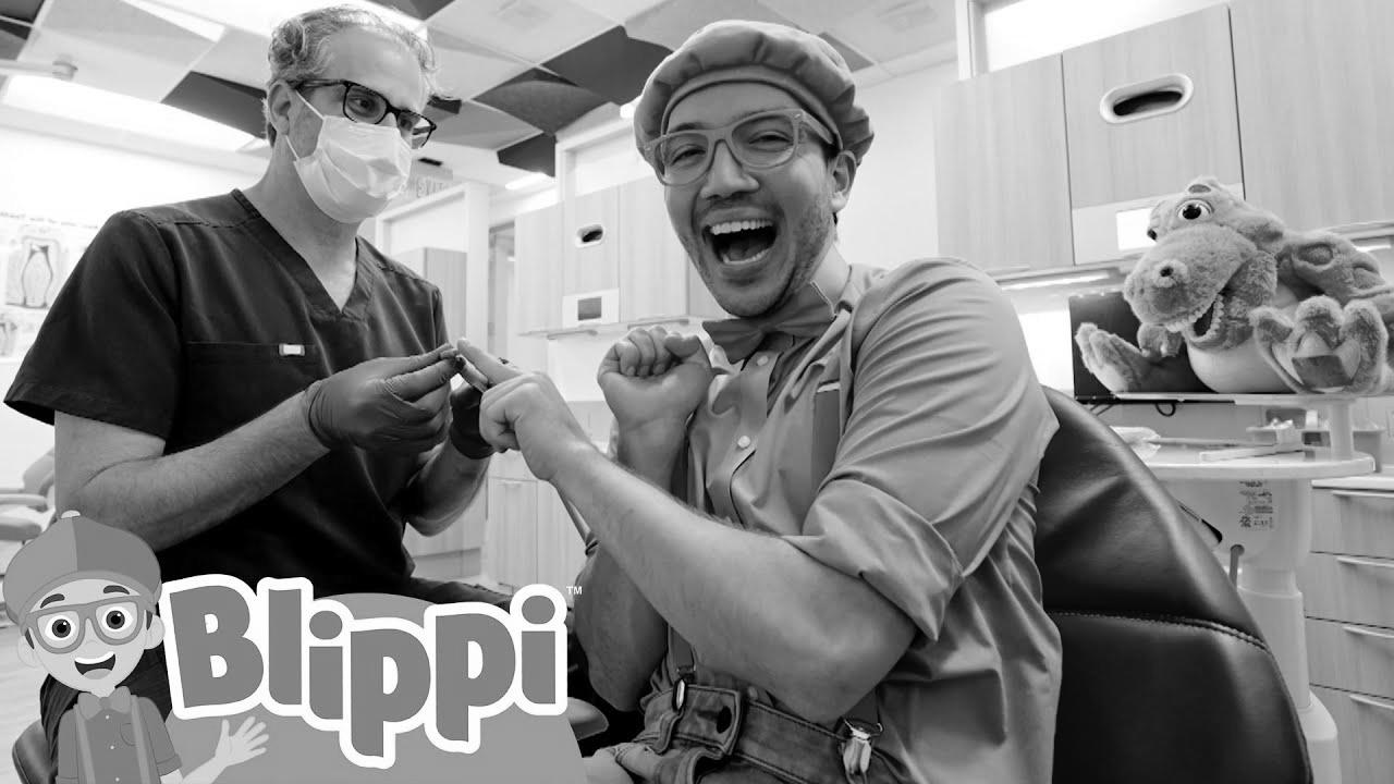 Blippi Visits The Dentist – Learn Wholesome Habits for Youngsters!  |  Educational videos for teenagers