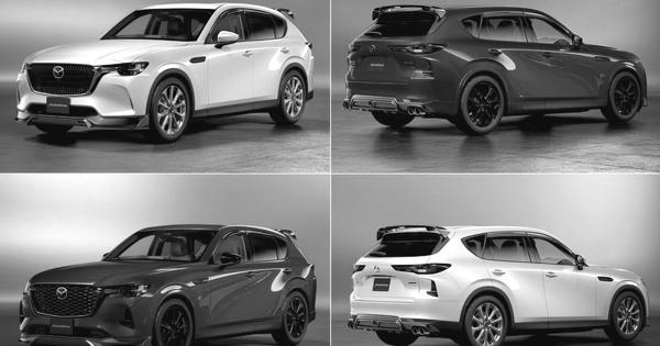 Autoworld-News: Premium-Crossover Mazda CX-60 versucht sich an einem Sport-Bodykit