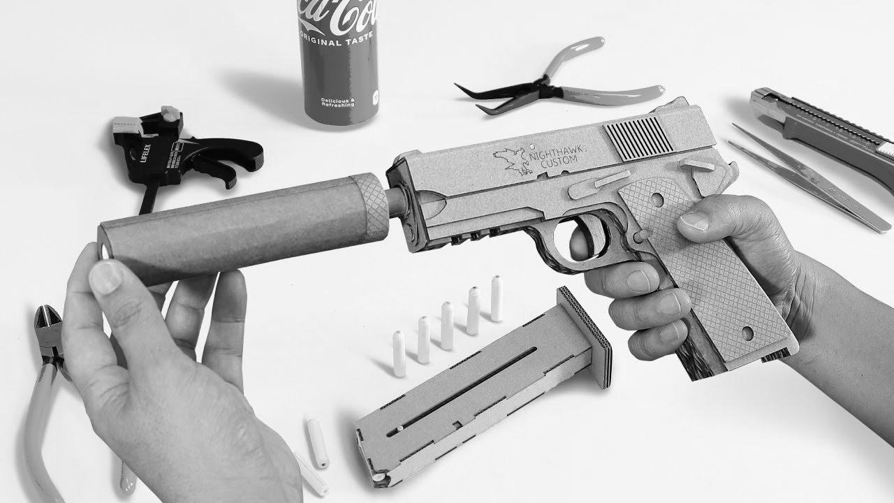 ダンボールで銃をつくる｜The way to Make a Cardboard Gun