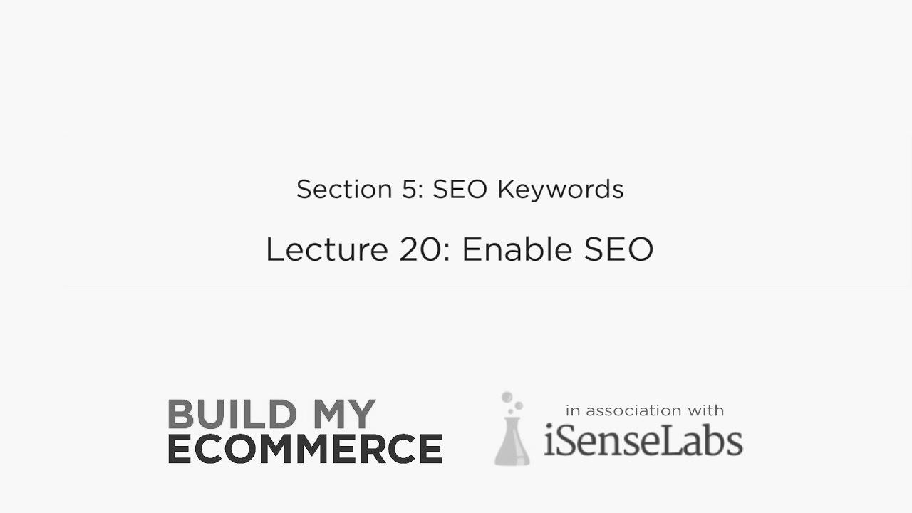 S05 search engine optimisation Keywords L20 Allow search engine marketing